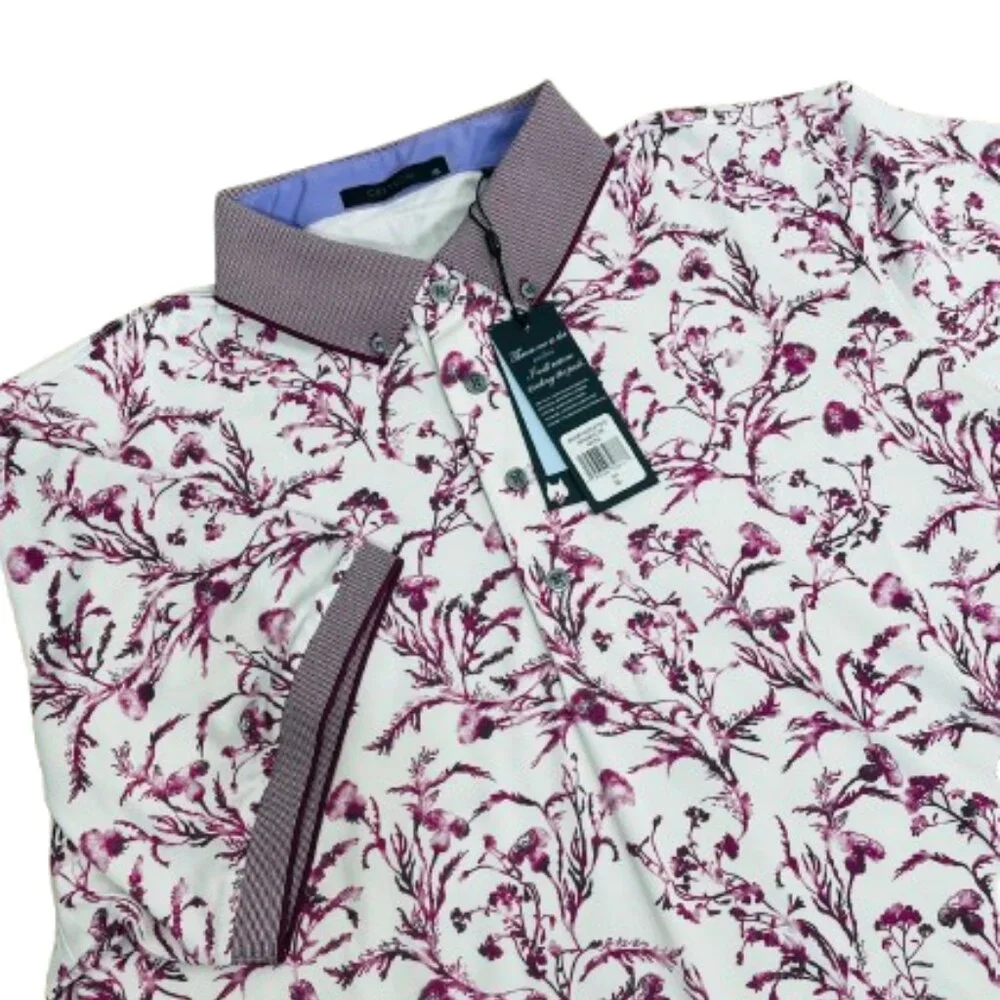 Greyson NEW Men's Water Thistle Golf Polo Shirt Size XL - Picture 4 of 11